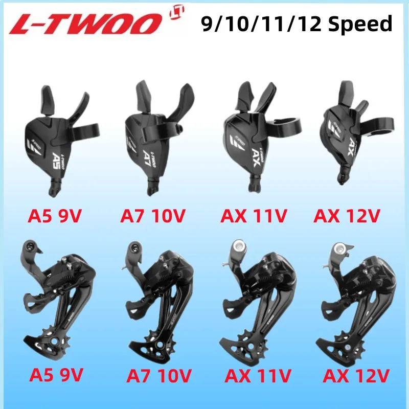 LTWOO Mountain Bike Transmission AX/AT/A7/A5 with Extended Leg Rearward Shift 9S/10S/11S/12S Finger Shift