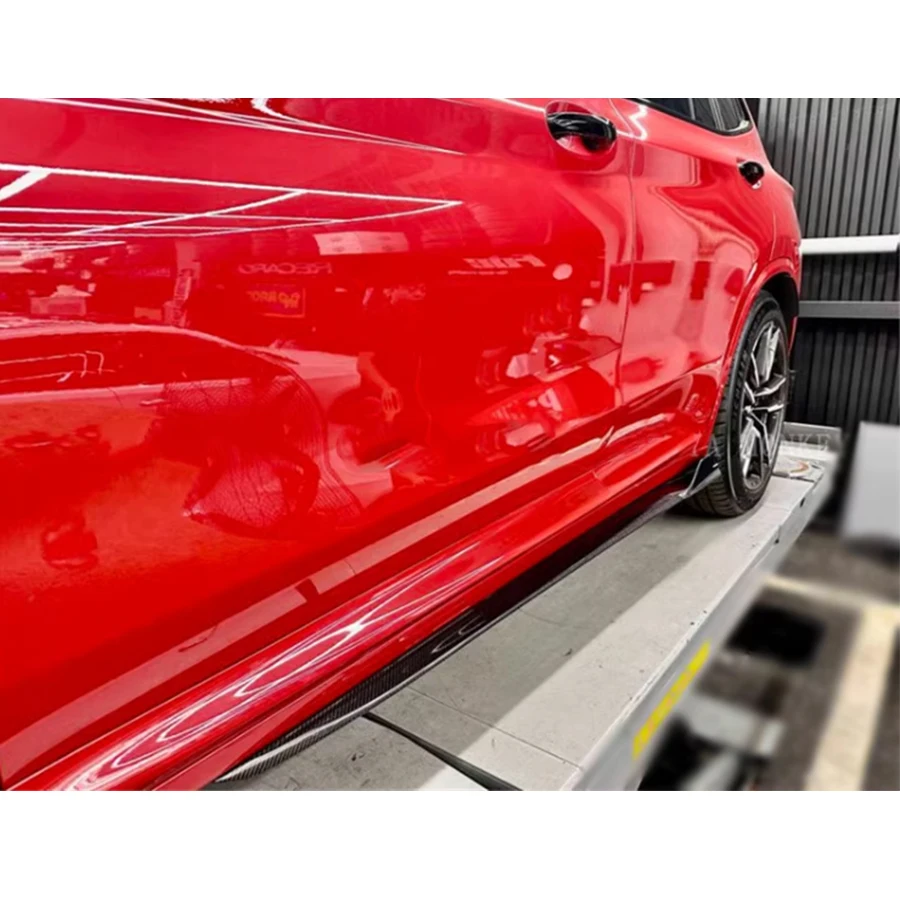 Для BMW X3M F97 X4M F98 X3 G01 X4 G02 боковая юбка из углеродного волокна разветвители Cupwings