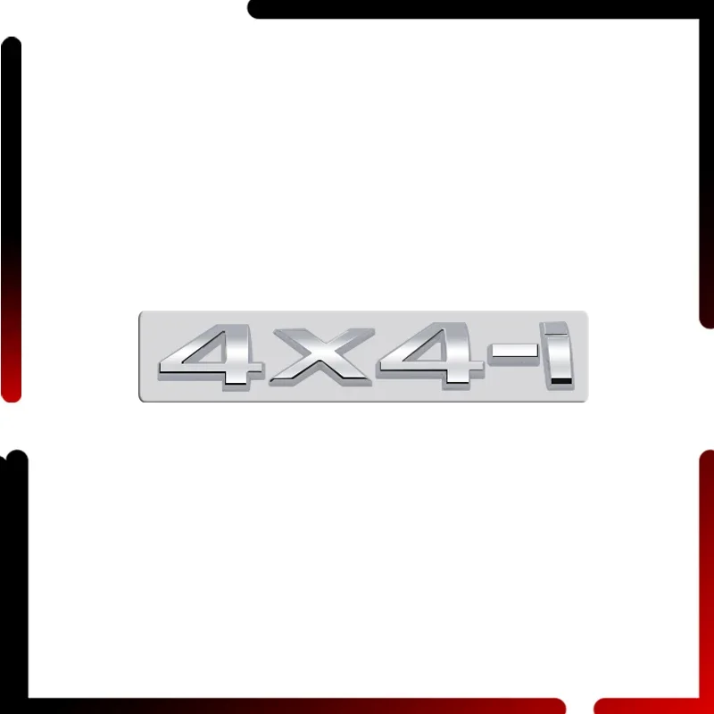 Металлический кузов автомобиля 4X4-i 2.5 4X4-i эмблема значок 3D наклейка хвост наклейки для Nissan X-TRAIL XTRAIL Qashaqai T30 T31 T32 аксессуары