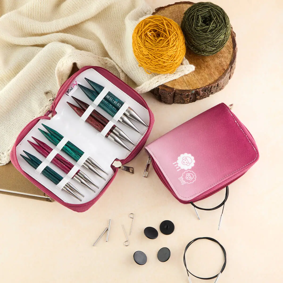 Набор сменных игл для трикотажа Dreamz набор из 5 пар наконечников (8 0 мм-15 мм)