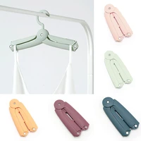 1pc portable travel hanger clothes drying rack plastic multi functional clothes rack