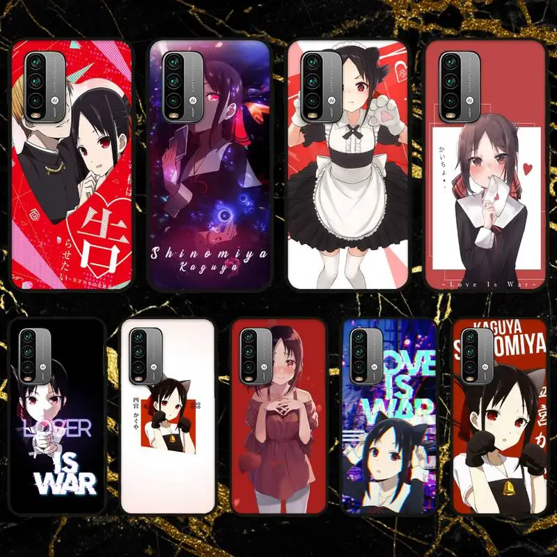 

Аниме kaguya sama love is war чехол для телефона для Xiaomi9 10 11PRO LITE Redmi NOTE7 8 9 10A PRO K40 Poco3 Shell