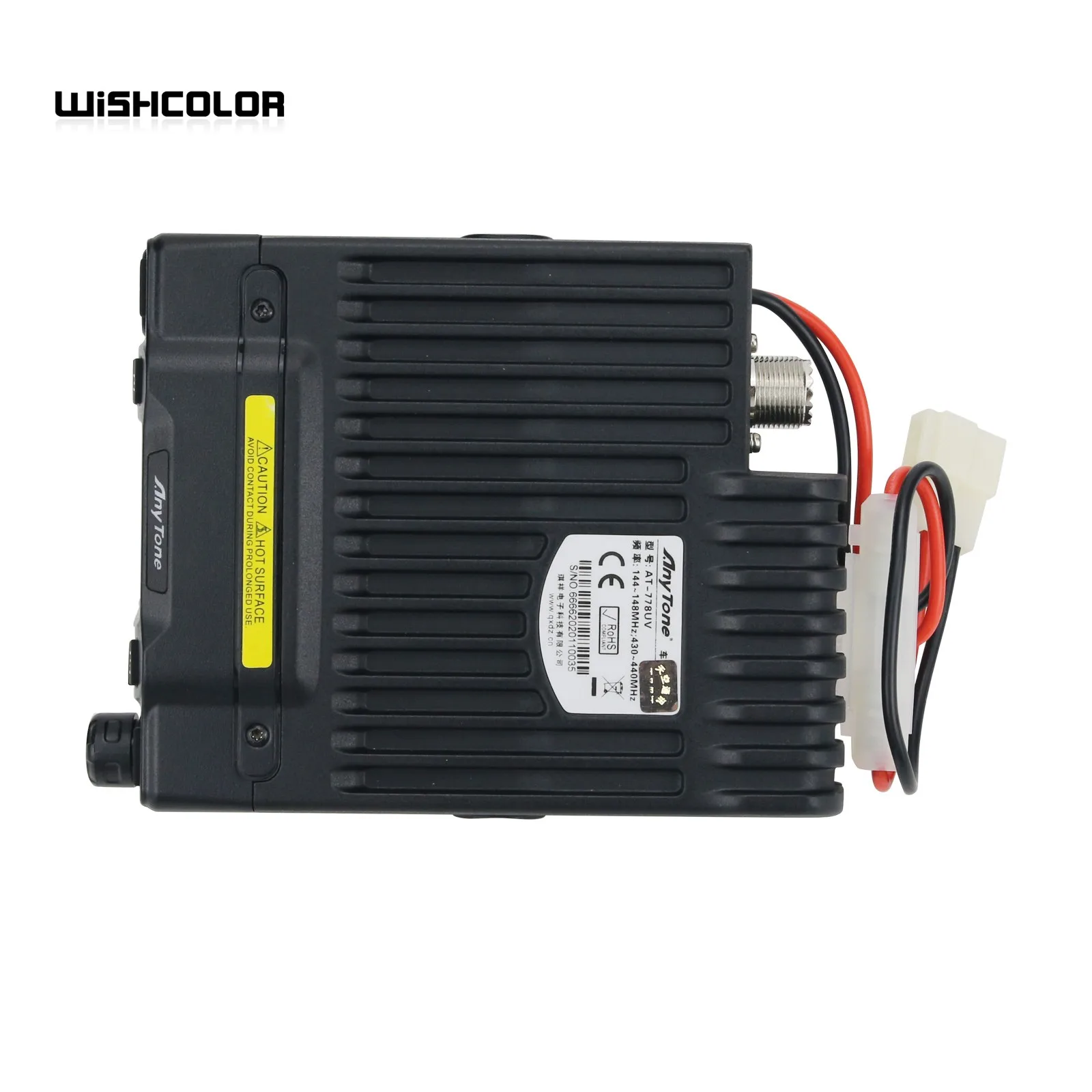 Wishcolor AnyTone AT-778UV Dual Band Transceiver Mini Mobile Radio 25W Amateur Radio Walkie Talkie 10KM