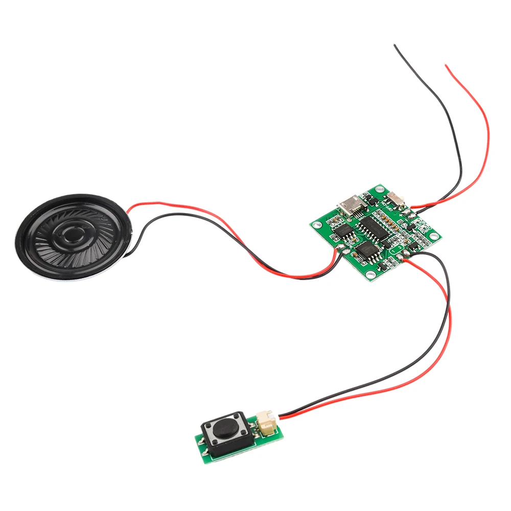

Micro USB interface 8M memory greeting card module with volume adjustment and speaker light-sensitive button DIY manual module