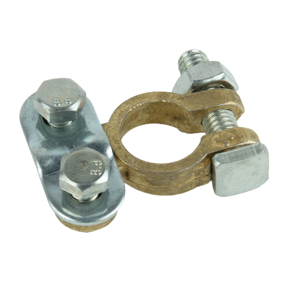 

Connectors Battery Terminals Parts Replacement Van 12V 21mm Head Width 2Pcs Accessories Brass/Aluminium Campervan