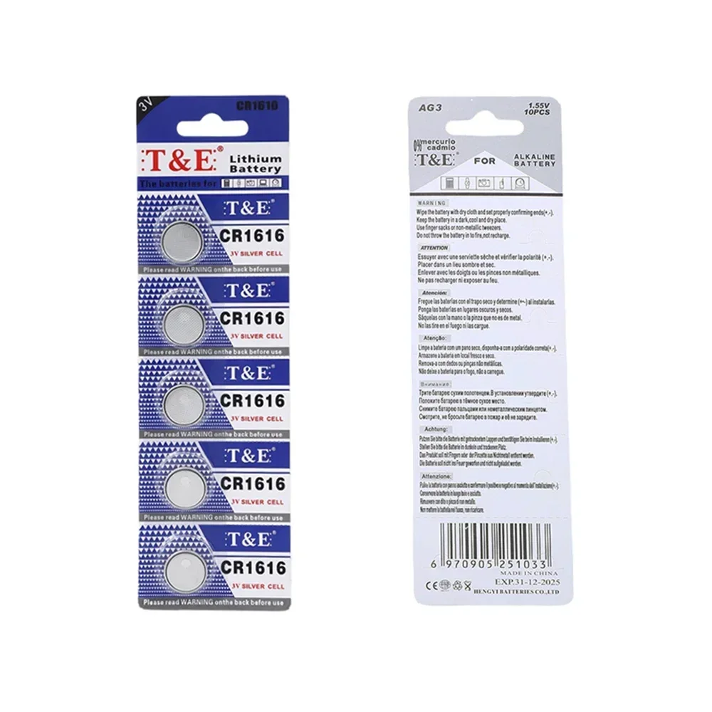 Кнопочная батарея DL1616 BR1616 ECR1616 5021LC L11 L28 LM1616 3 В литиевая