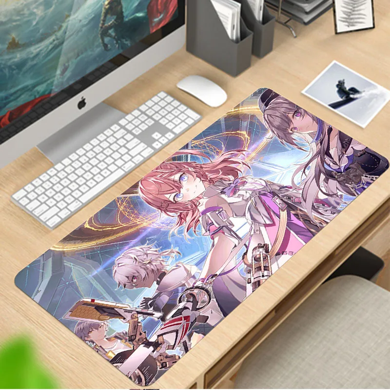 

Honkai Star Rail March 7th Girls' Mouse Pad Game Competitive Keyboard Pad Non slip Locking Edge Large Office Study Table Pad