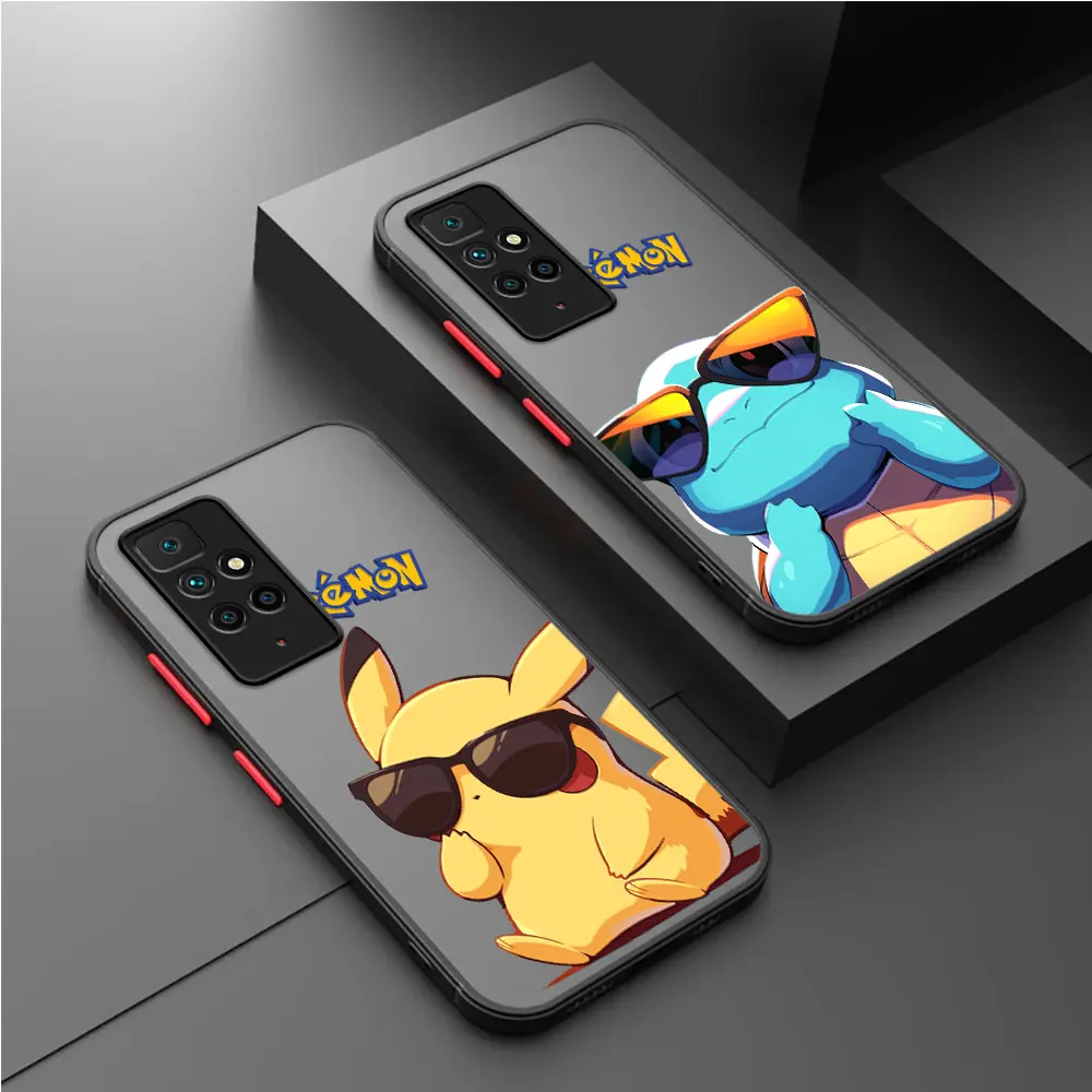Матовый чехол для Xiaomi Redmi Note 11 13 Pro Plus 10 12 9S 12S 12C 9 8 K40 10C A1 8T 13C телефона из ТПУ с аниме