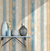 industrial style retro wallpaper self adhesive wood board pattern pvc wall sticker home background decor furniture contact paper