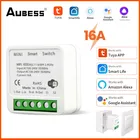 Умный мини-выключатель Tuya с поддержкой Wi-Fi, 16 А