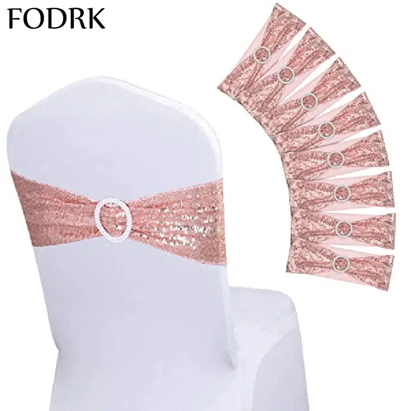 Knot Bows With Buckle For Wedding Decoration Accessories Hotel Banquet Birthday Party Spandex