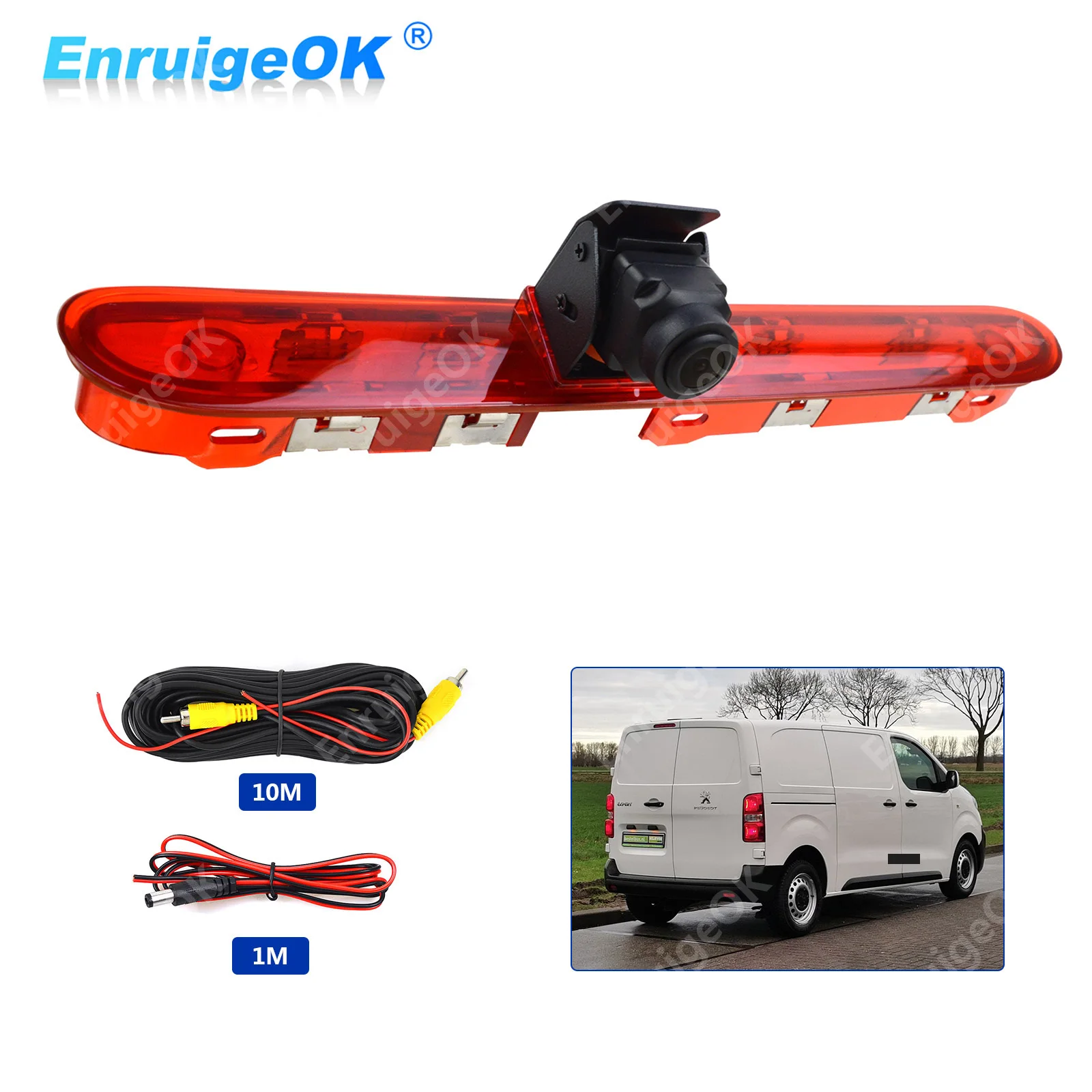 Комплект монитора камеры заднего вида 3-го стоп-сигнала для Peugeot Expert/Citroen Jumpy/Toyota