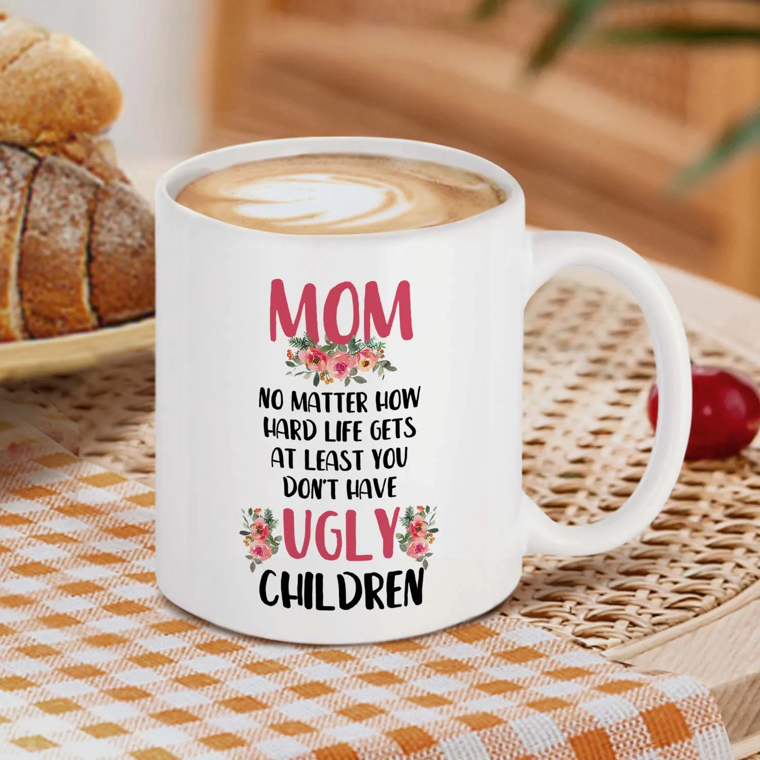 Керамическая Кофейная Кружка Best Mom Ever 11 Унций Ручная Универсальная Посуда Для