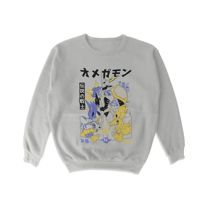 Толстовка Digimon Adventure Guilmon Anime 100 хлопок все размеры