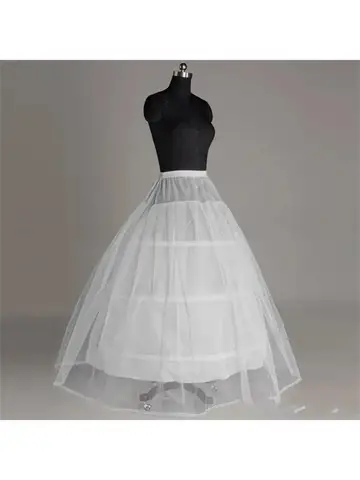 Элегантный кринолин для свадьбы, белые свадебные аксессуары, 3-обручальное бальное платье с эластичной резинкой на талии, свадебная нижняя юбка