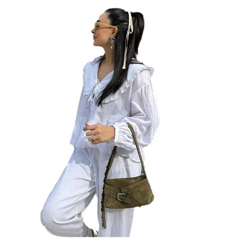 Женские рубашки в европейском и американском стиле на весну лето куртка шнуровке