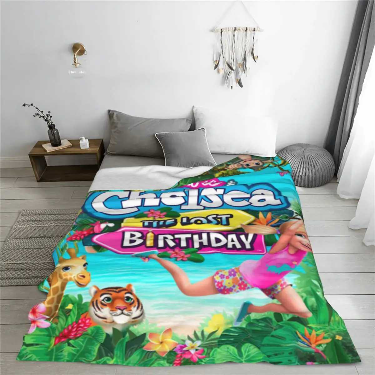 Одеяла Барби и Челси на день рождения теплый мягкий смешной плюшевый плед для