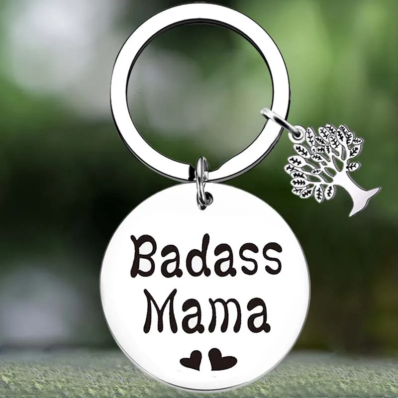 

Cute Mama Gifts Mothers Day Keychain Mommy Key Chain Pendant Jewelry Mamma birthday chrismas Gift