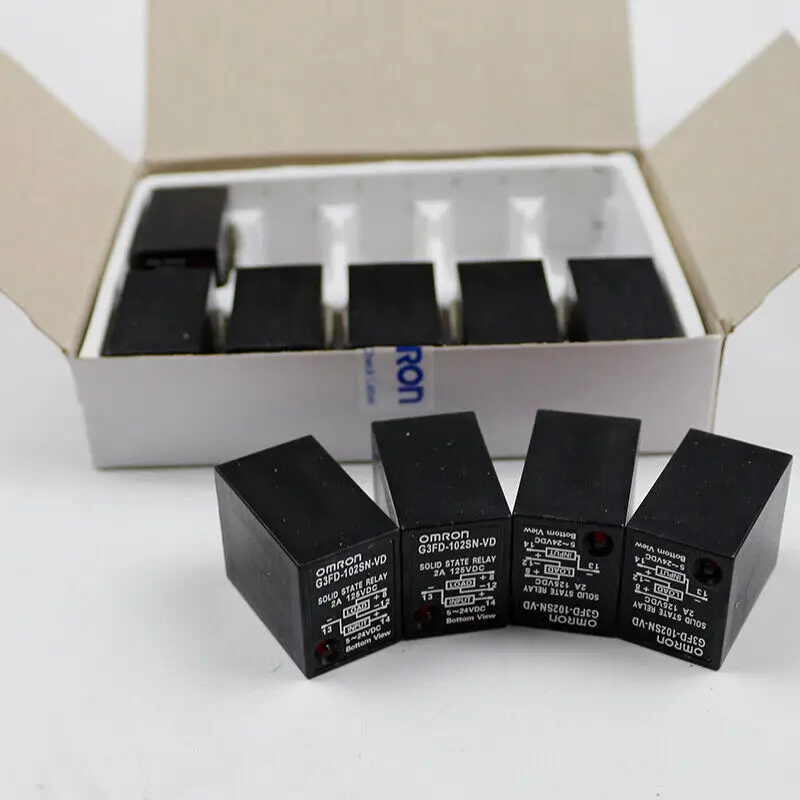 Совершенно новое стандартное твердотельное реле 5-24 В миниатюрное 10 в коробке