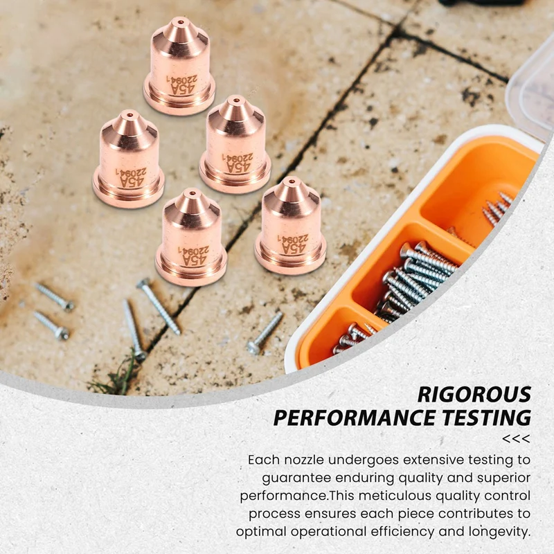 5шт. 220941 Насадки 45A подходят для расходных материалов Powermax 45XP/65/85/105 плазменной