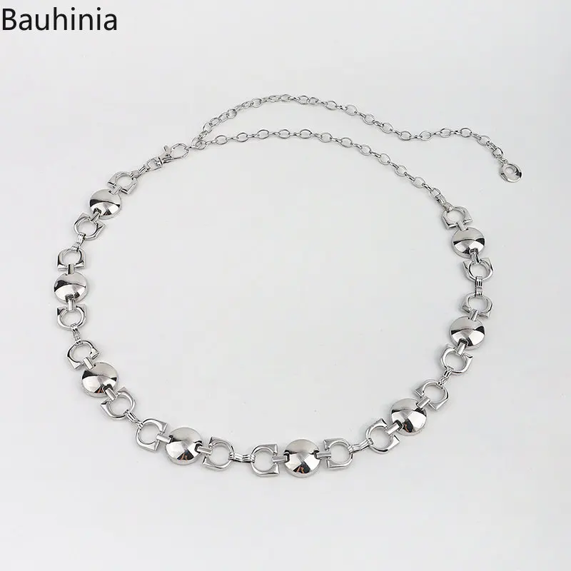 Bauhinia модный ремень с металлической цепочкой золотистого/серебристого цвета пояс