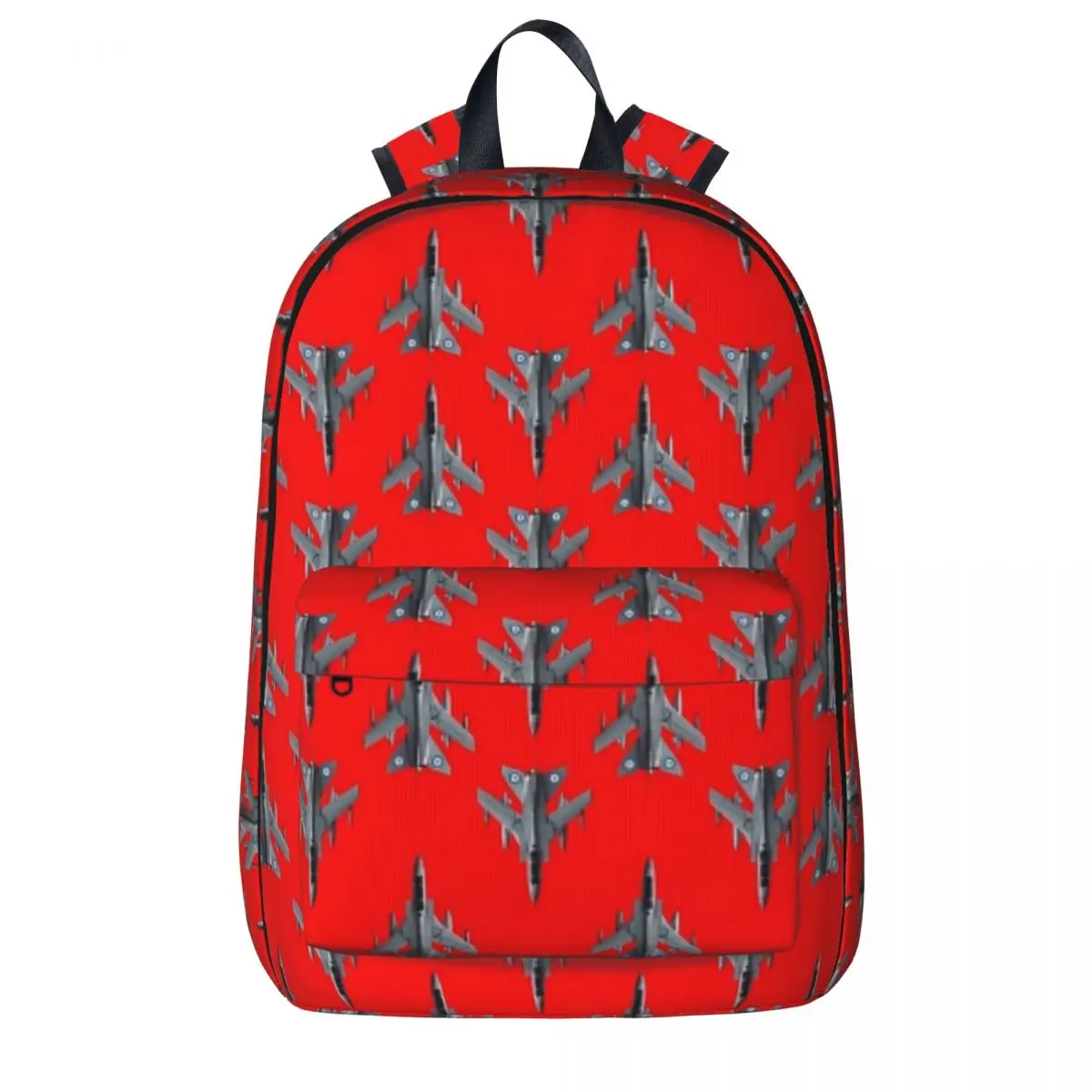 

Fighter Jet V2 Red Backpacks Large Capacity Student Book bag Shoulder Bag Laptop Rucksack Waterproof Travel Rucksack School Bag