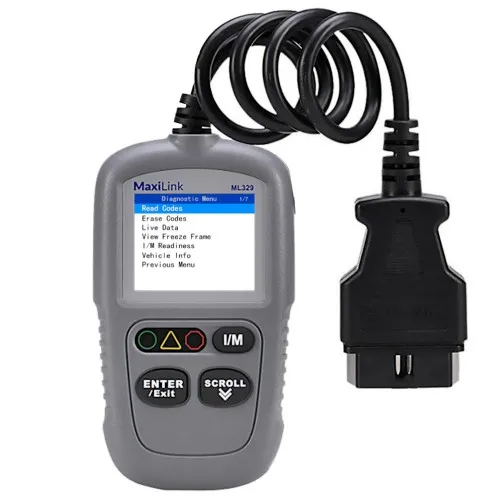 

Autel MaxiLink ML329 OBD2 Scanner Auto OBD 2 Code Reader AutoVIN Car Diagnostic Tool with One-Click I/M Readiness Key pk AL319