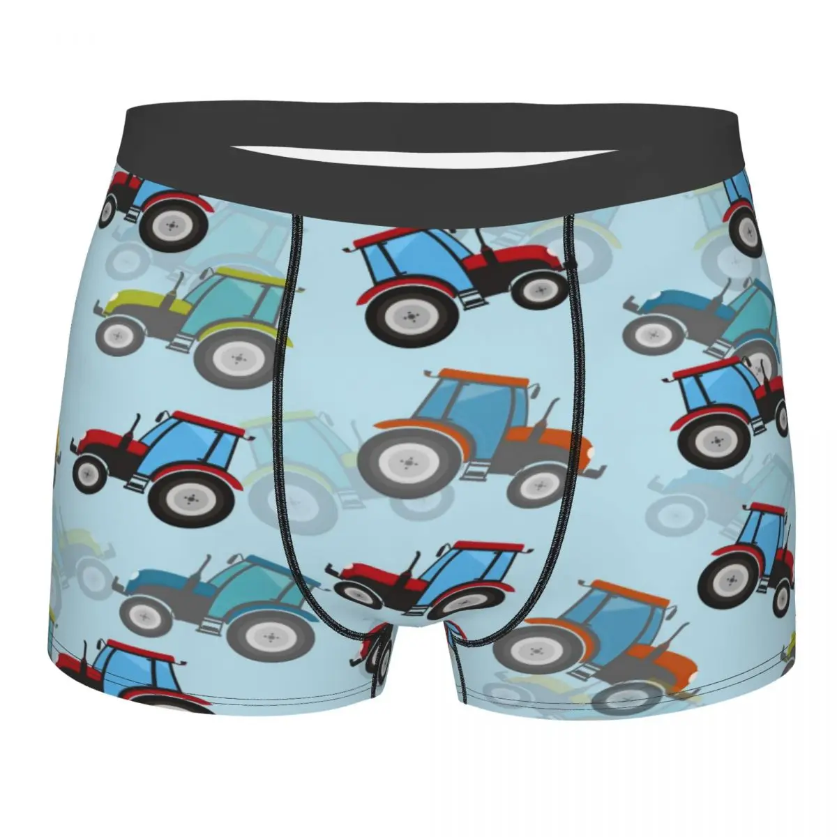 

Трусы-боксеры мужские с милым принтом, короткие шорты, нижнее белье