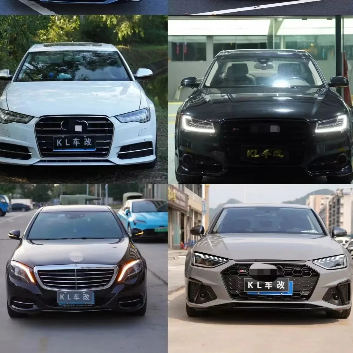 2023 Оптовая торговля оптовая бесплатная доставка для Audi A8 D4 комплект Bodykit Hecks to be