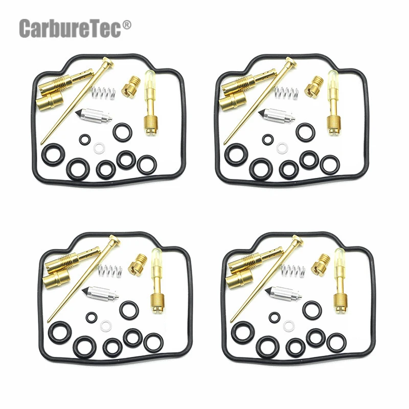 

For HONDA CB750 NIGHTHAWK 1991 - 2003 CB 750 Carburetor Repair Kit Carb Spring Chamber Gasket Float Valve Needle 4 Sets Parts