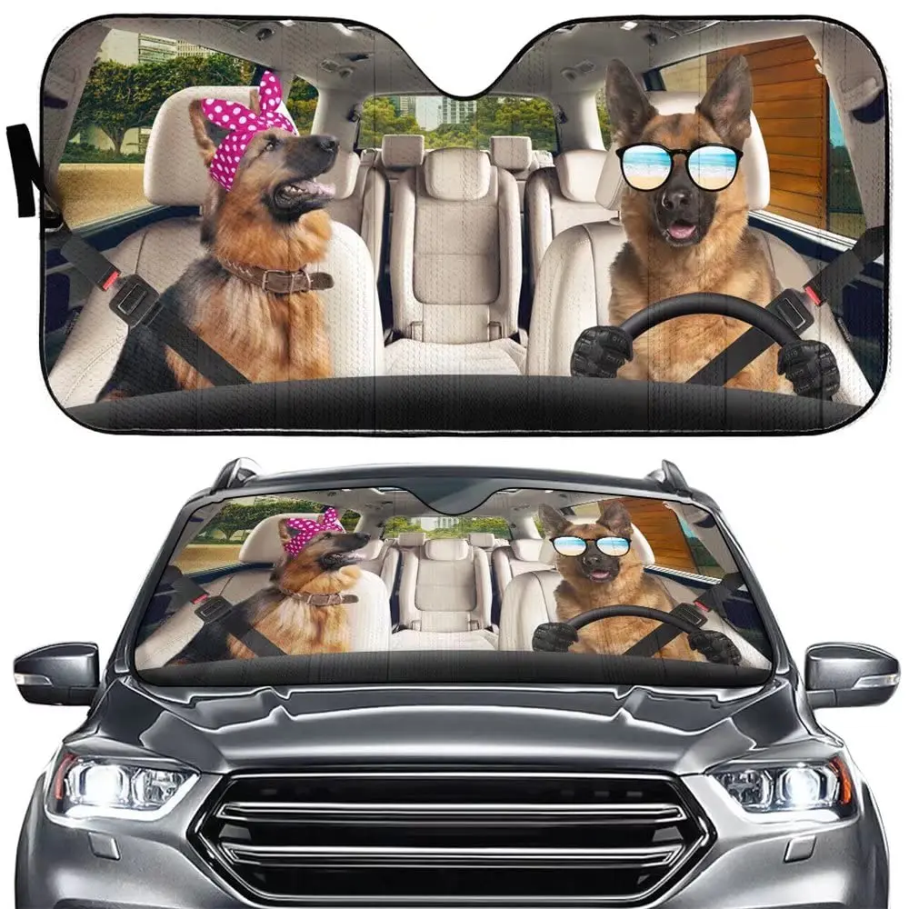 

dog Tup ZSunshade Car Truck and SUV Front Sunshade UV Protector