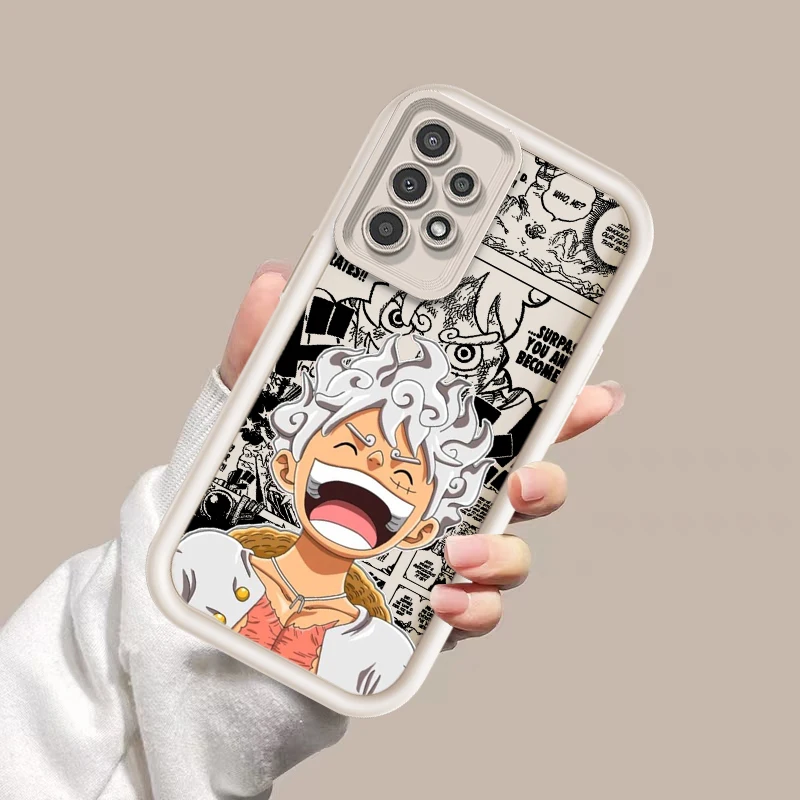 Чехол для телефона O-One P-Piece Luffys аниме с мягким глазом и лестницей Samsung Galaxy A73 A71 A54 A53