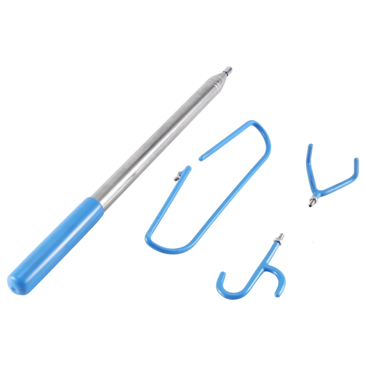 Полюс для извлечения дисков гольфа с 3 крючками телескопический инструмент