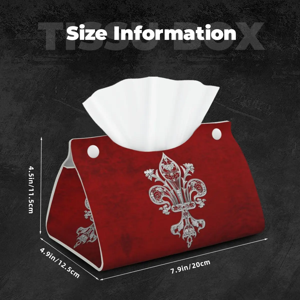 Индивидуальная Серебряная филигранная коробка для бумажных салфеток