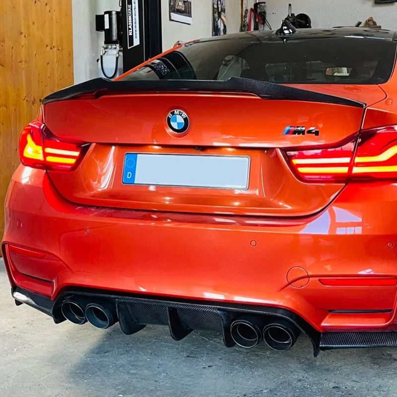4 шт. универсальные наконечники из углеродного волокна для BMW F87 M2 F80 M3 F82 F83 M4 |