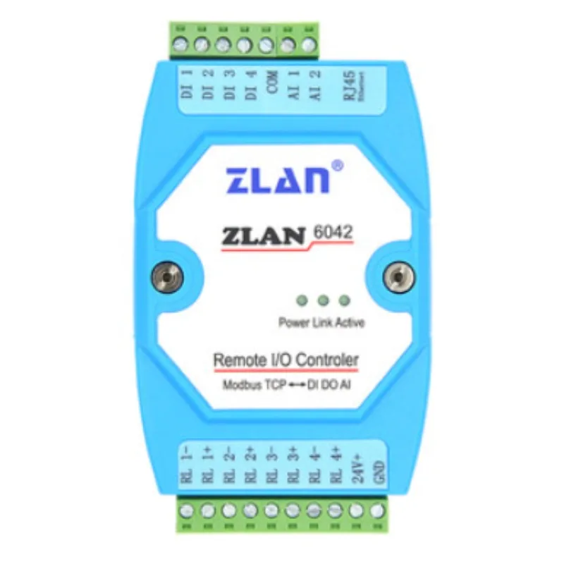 

RS485 Interface Modbus TCP /RTU 4 Channels Remote IO Controller