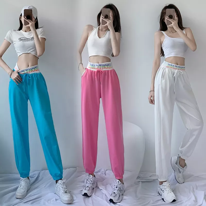 

2022NEW wholesale 2021 spring summer autumn new women fashion casual Popular long Pants woman female OL FAQ9117