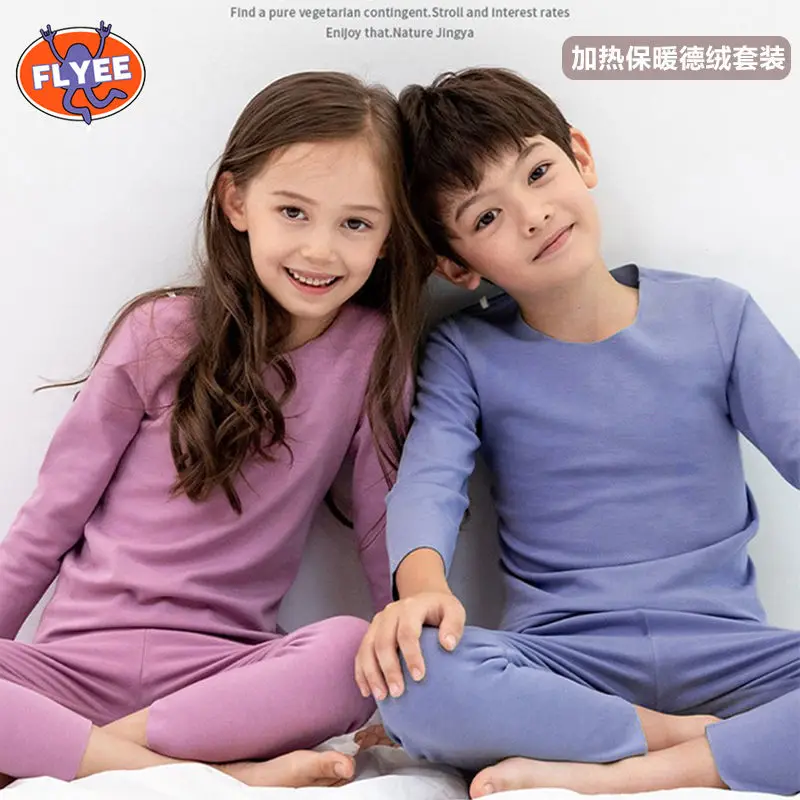 

Spring Autumn Full Sleeve Children's Clothing Set Boys Pajamas Set Kids Sleepwear Girls Homewear Kids Pajamas Children Sleepwear