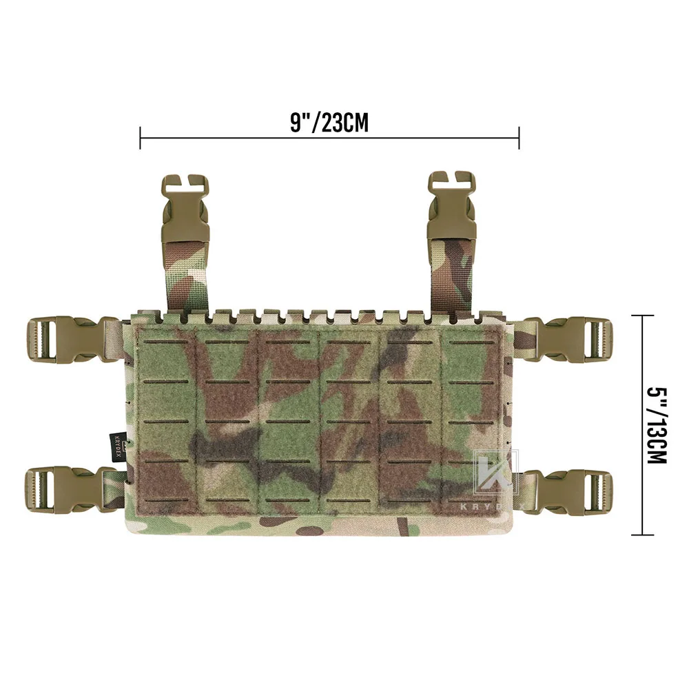 Фото KRYDEX Тактическая планиртка MK5 Micro Fight Chassis Лазерная резка MOLLE Панель 5,56 MP7 Плакат журналов для нагрудного снаряжения Жилет Охотничье снаряжение №5