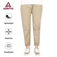 humtto summer casual cargo pants mens quick dry hiking pants for men breathable sport outdoor trekking camping trousers male