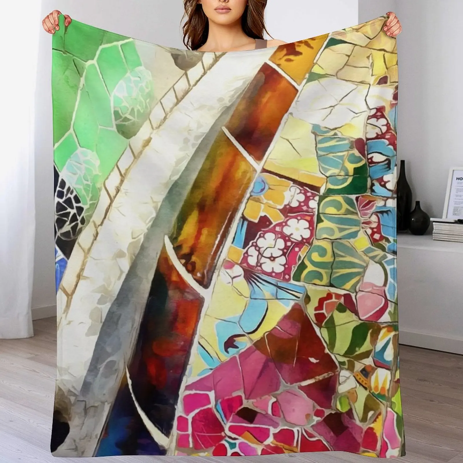 Gaudi Barselona плюшевое одеяло