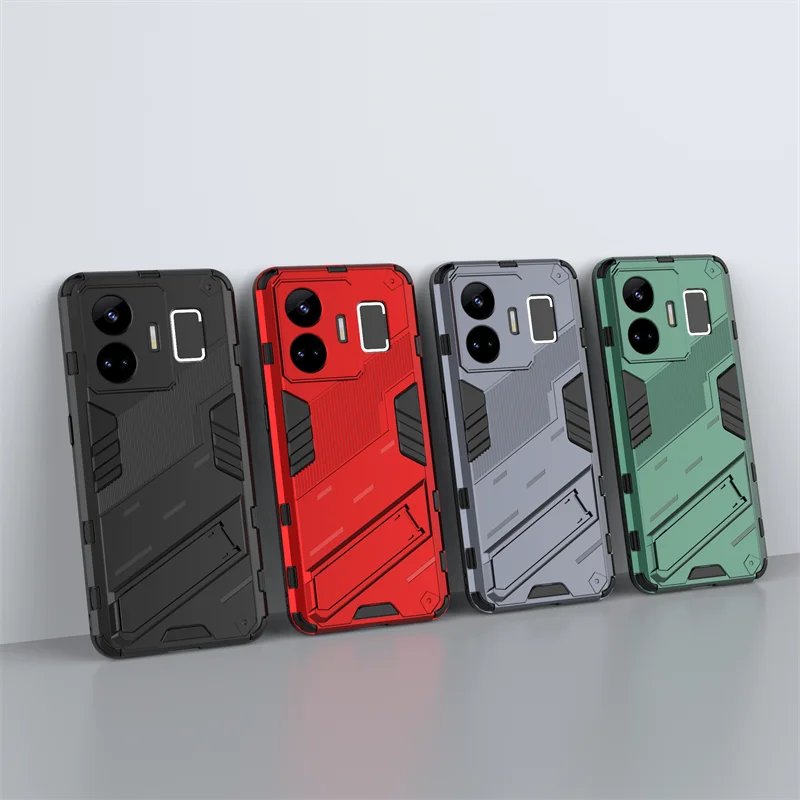 

For Realme GT3 Cover Case For Realme GT3 Case Funda Armor Shockproof KidStand Protective Phone Bumper For Realme GT3