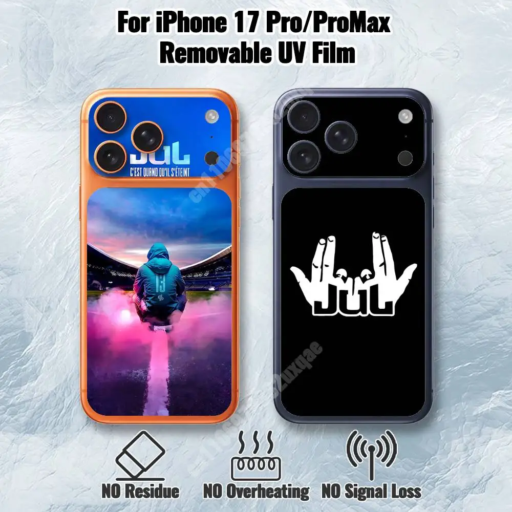 Фото Защитная пленка-стикер Rapper J-JUL Oubliez-moi с УФ-защитой для iPhone 17 Pro/17 Pro Max №1