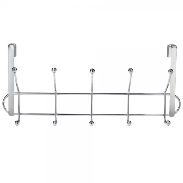 

chrome plated door hanger 5/10 hooks. Terminacion Metalica.