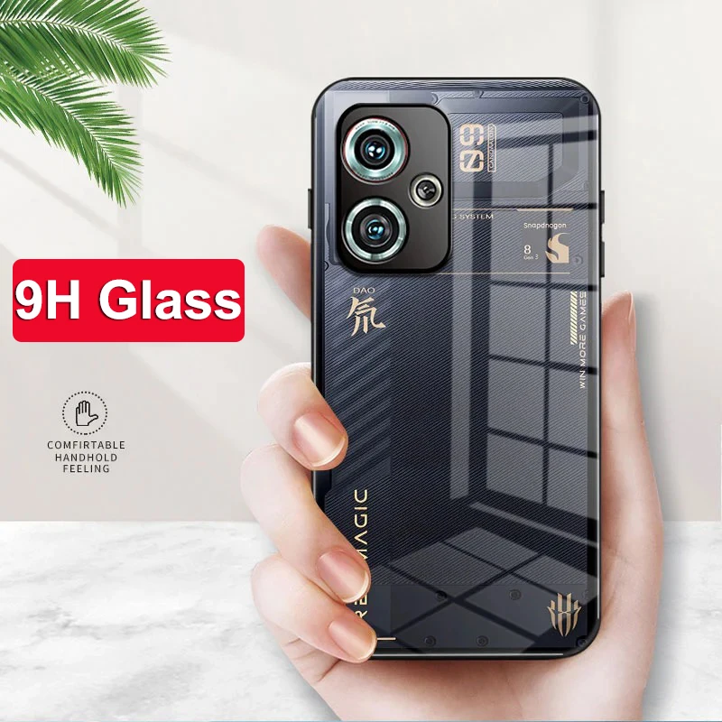 Стеклянный чехол 9H для Nubia Z50S чехлы NubiaZ50 твердая задняя крышка из закаленного
