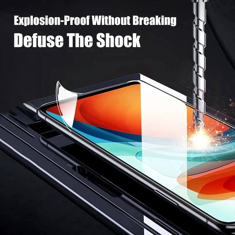 6 in 1 hydrogel film for xiaomi poco x3 pro f3 m3 gt screen protectors for redmi note 10 9 pro 10s 9t 9s 8t 5g camera lens film free global shipping