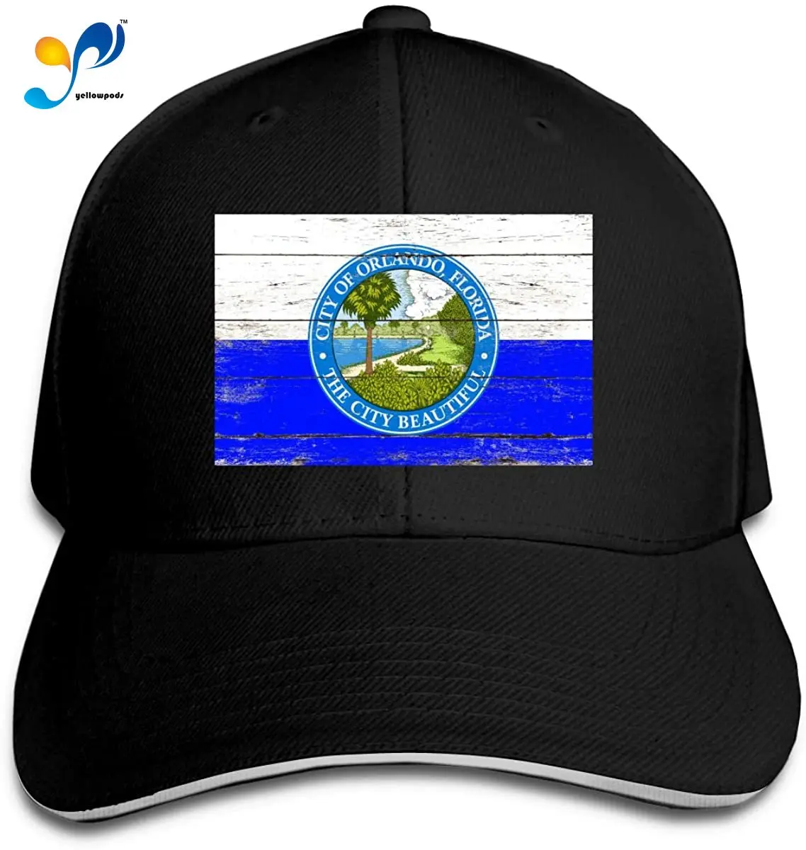 

Orlando City Florida State Flag Men Cotton Classic Baseball Cap Adjustable Size