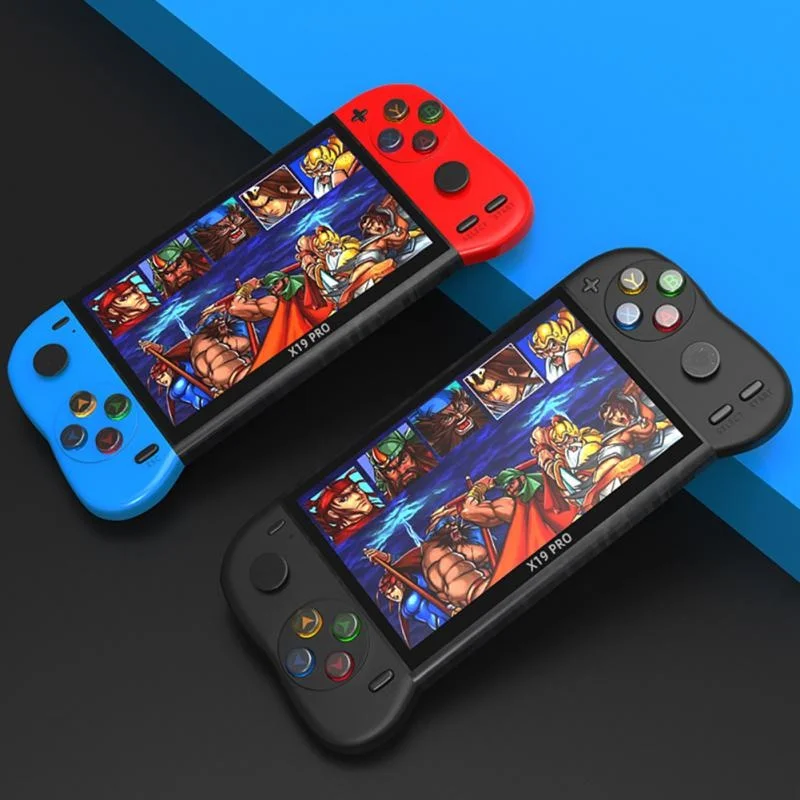 

X19 Pro Retro Handheld Video Game Console 5.1-inch TFT Screen Built-in 6800+Classic Games Dual Joystick Portable Game Players