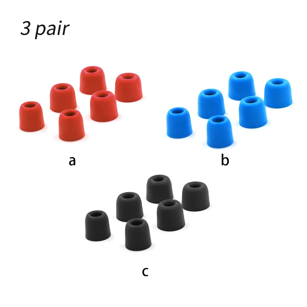 

3 Pairs KZ Earphone Ear Pad In-ear Comfortable Non-slip Headset Earbuds Thickening Eartips Headphone Replacing