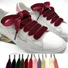 Шнурки из полиэстера для мужчин и женщин, черные, белые, синие разноцветные кожаные шнурки для повседневной обуви, длина 100 см120 см